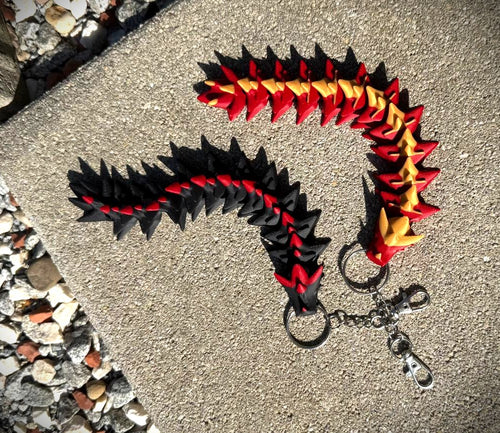 Schlüsselanhänger Gelenkiger Drache