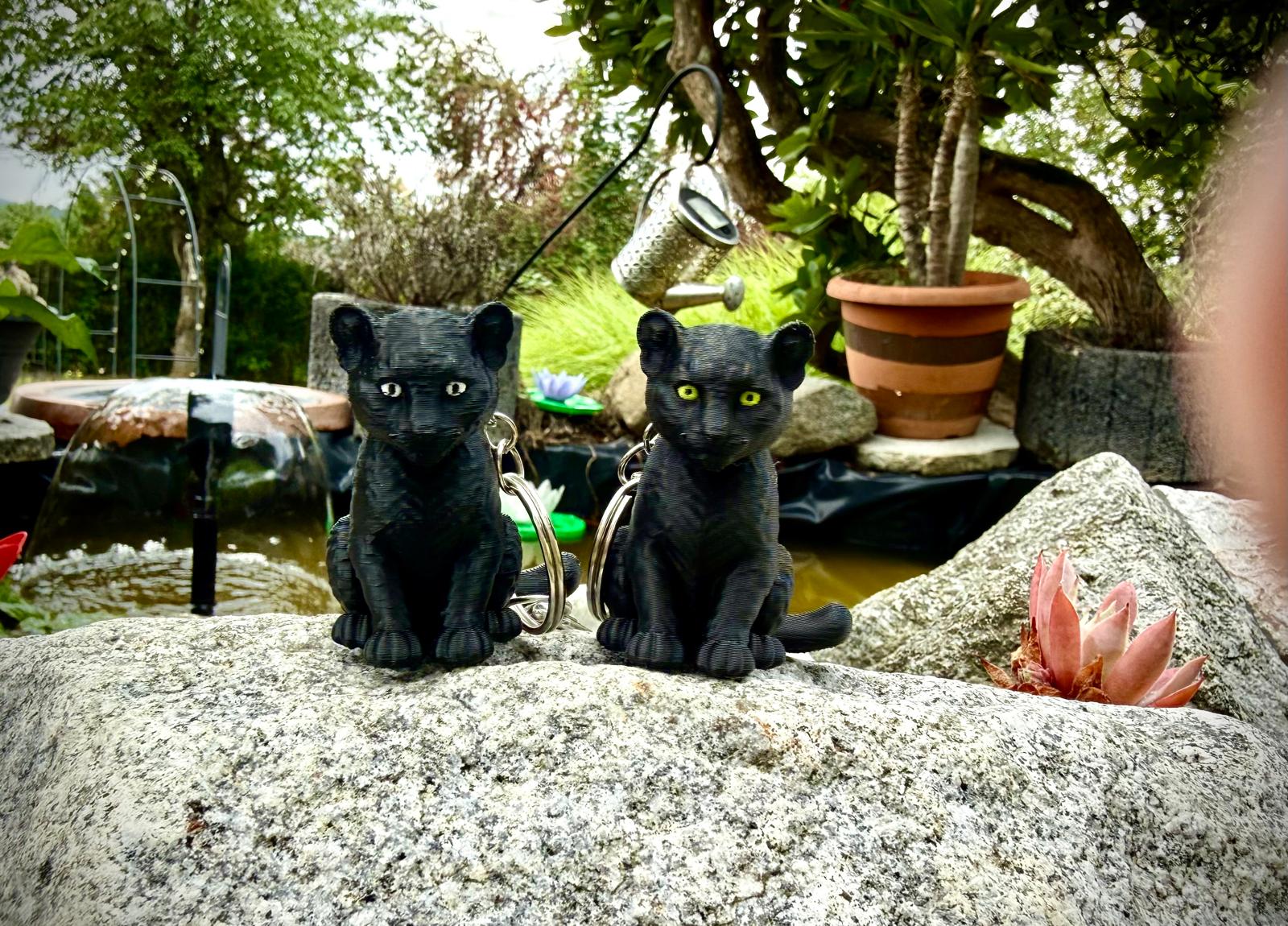 Schlüsselanhänger Leopard * Wunschfarbe möglich *