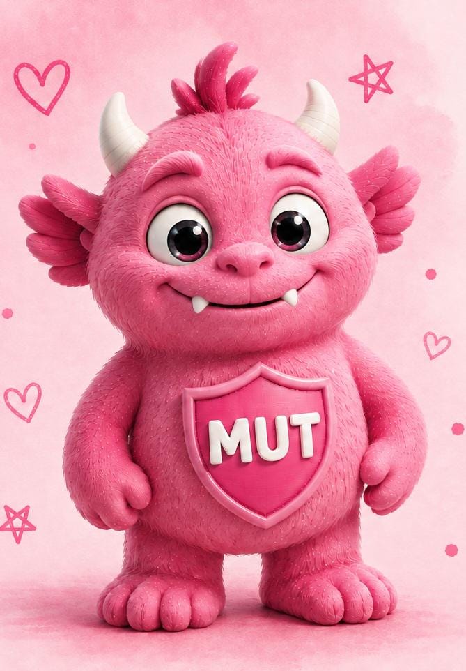 MuMo - Mutmonster – Mutmacher Schlüsselanhänger für Kindergarten & Schulanfang | Geschenk zur Einschulung | Personalisierbarer Glücksbringer
