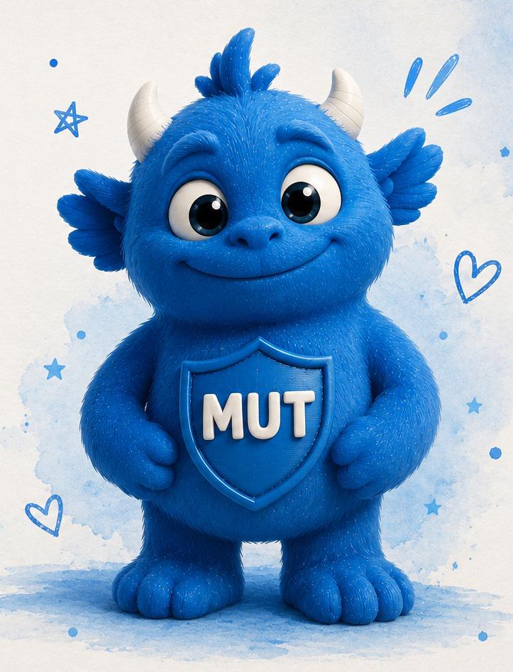 MuMo - Mutmonster – Mutmacher Schlüsselanhänger für Kindergarten & Schulanfang | Geschenk zur Einschulung | Personalisierbarer Glücksbringer