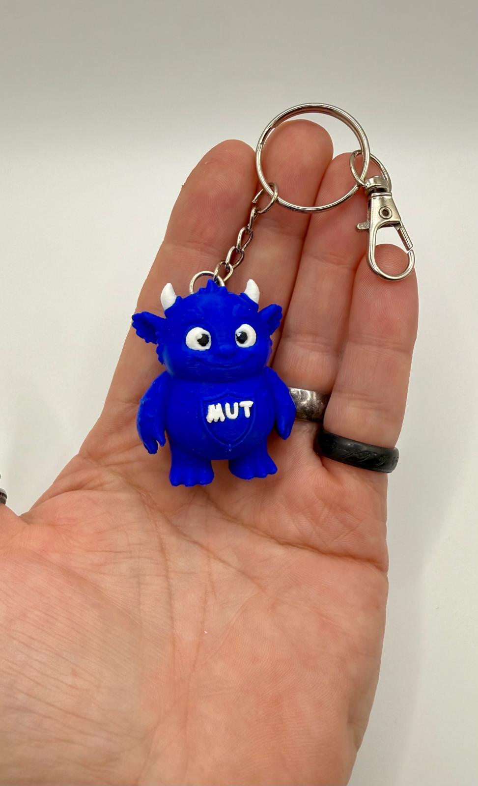 MuMons Muti & Mina – Mutmacher Schlüsselanhänger mit Karte | kleiner Begleiter für Kinder, Jugendliche und Erwachsene