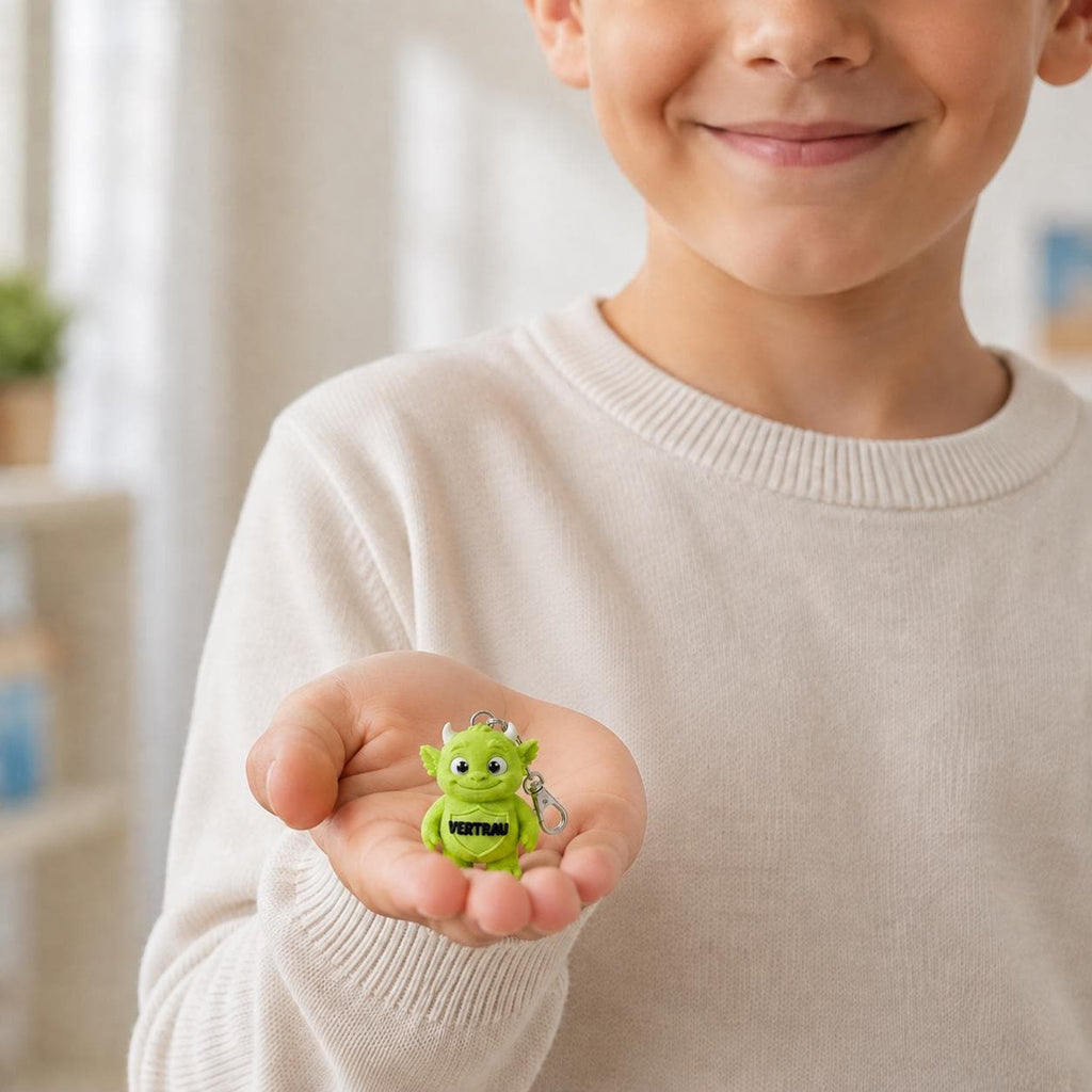 Tavi MuMon-Schlüsselanhänger VERTRAU – Mutmacher für Vertrauen und Zuversicht – Geschenk für Kinder, Jugendliche und Erwachsene